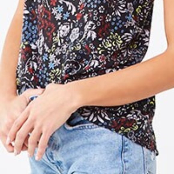 Floral Racerback Cami - Picture 3 of 3